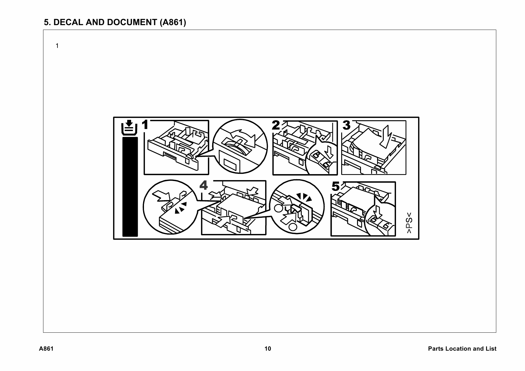 RICOH Options A861 PAPER-FEED-UNIT Parts Catalog PDF download-6